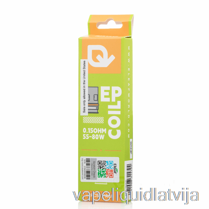 Eleaf Ep Rezerves Spoles 0.15ohm Ep Spoles Vape šķidrums